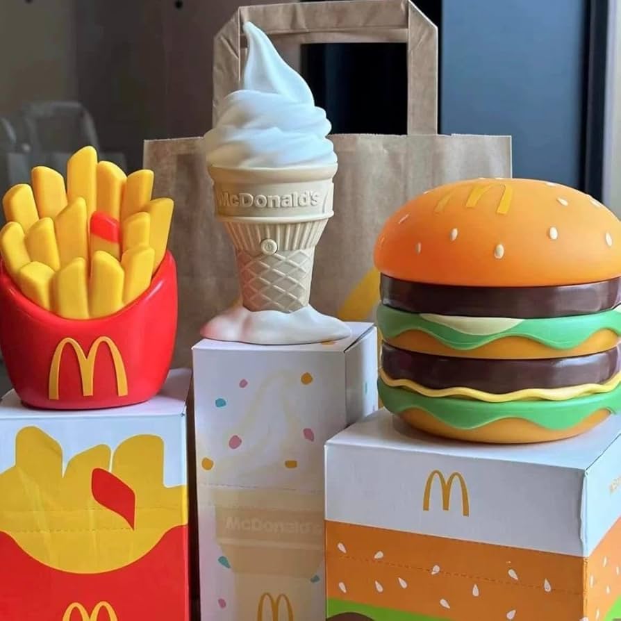 マクドナルド ハンバーガー フライドポテト フィギュア マクドナルド ハンバーガー フライドポテト フィギュア